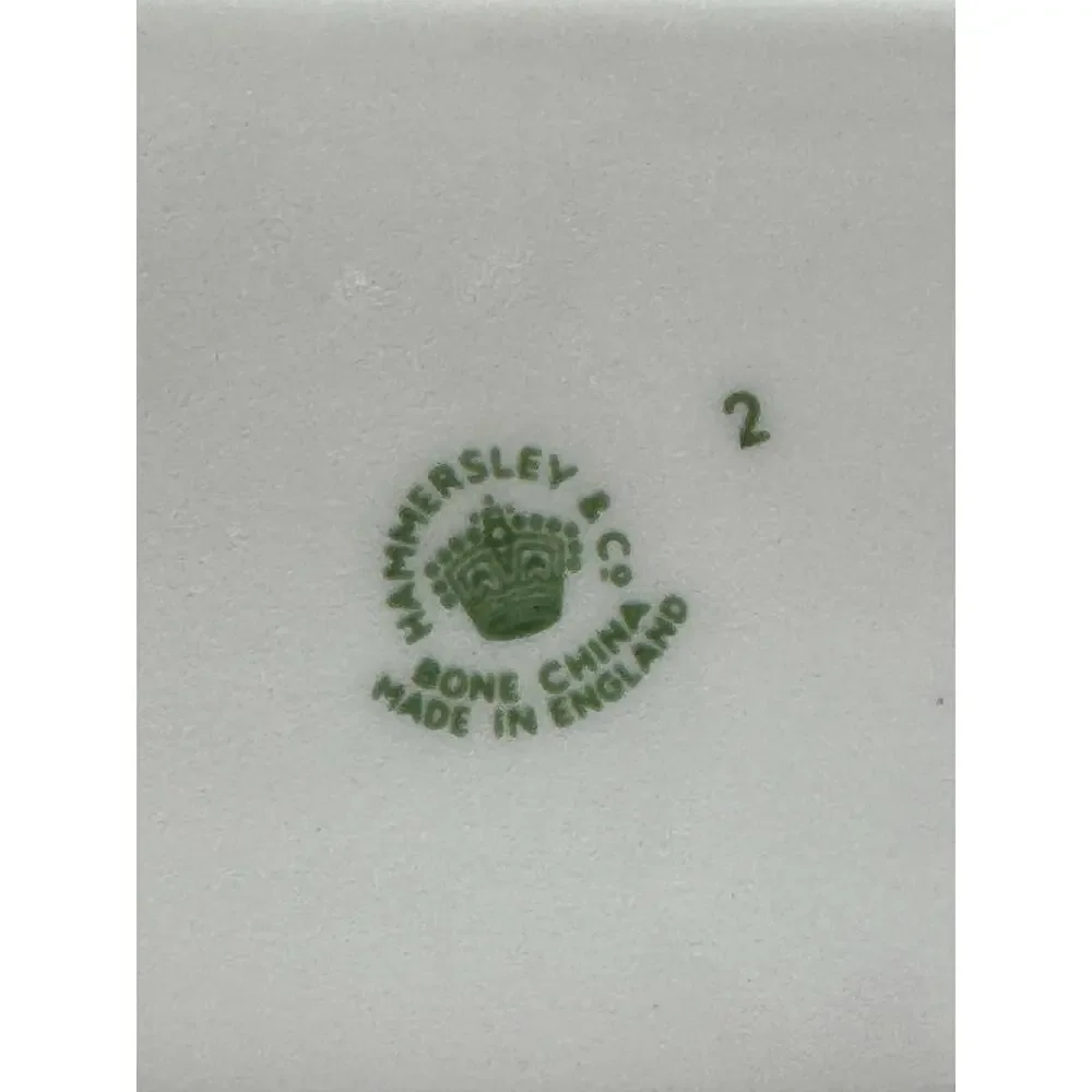 Vintage Hammersley & Co Floral Sandwich Tray 1930 Era England English Bone China